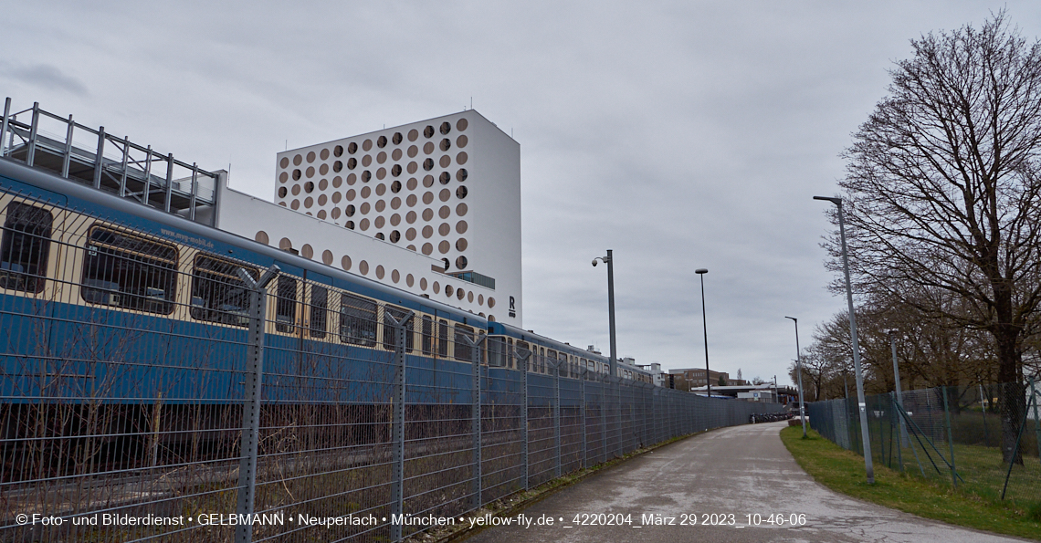 29.03.2023 - Baustelle REVO und Umgebung in Neuperlach